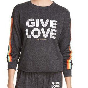 SPIRITUAL GANGSTER GIVE LOVE LGBTQ sweatshirt  Sz SMALL